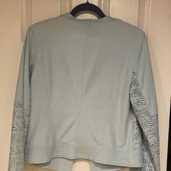 Chico’s Faux suede jacket size 1 - Picture 9 of 11